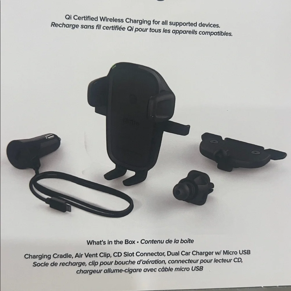 iOttie Easy One Touch Wireless 2 Wireless Charging Car Mount CD Slot & Air Vent
